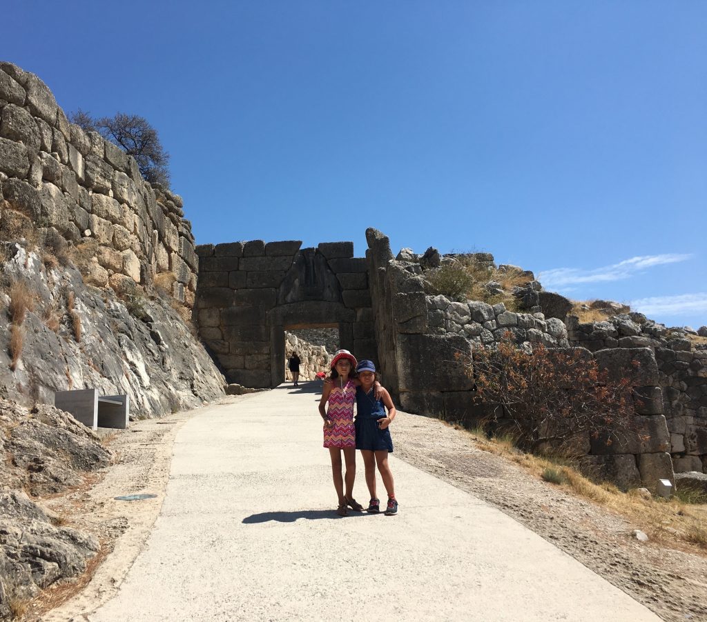Athens to Argolis family day trip Mycenae Peloponnese kids love greece activities for families road trip