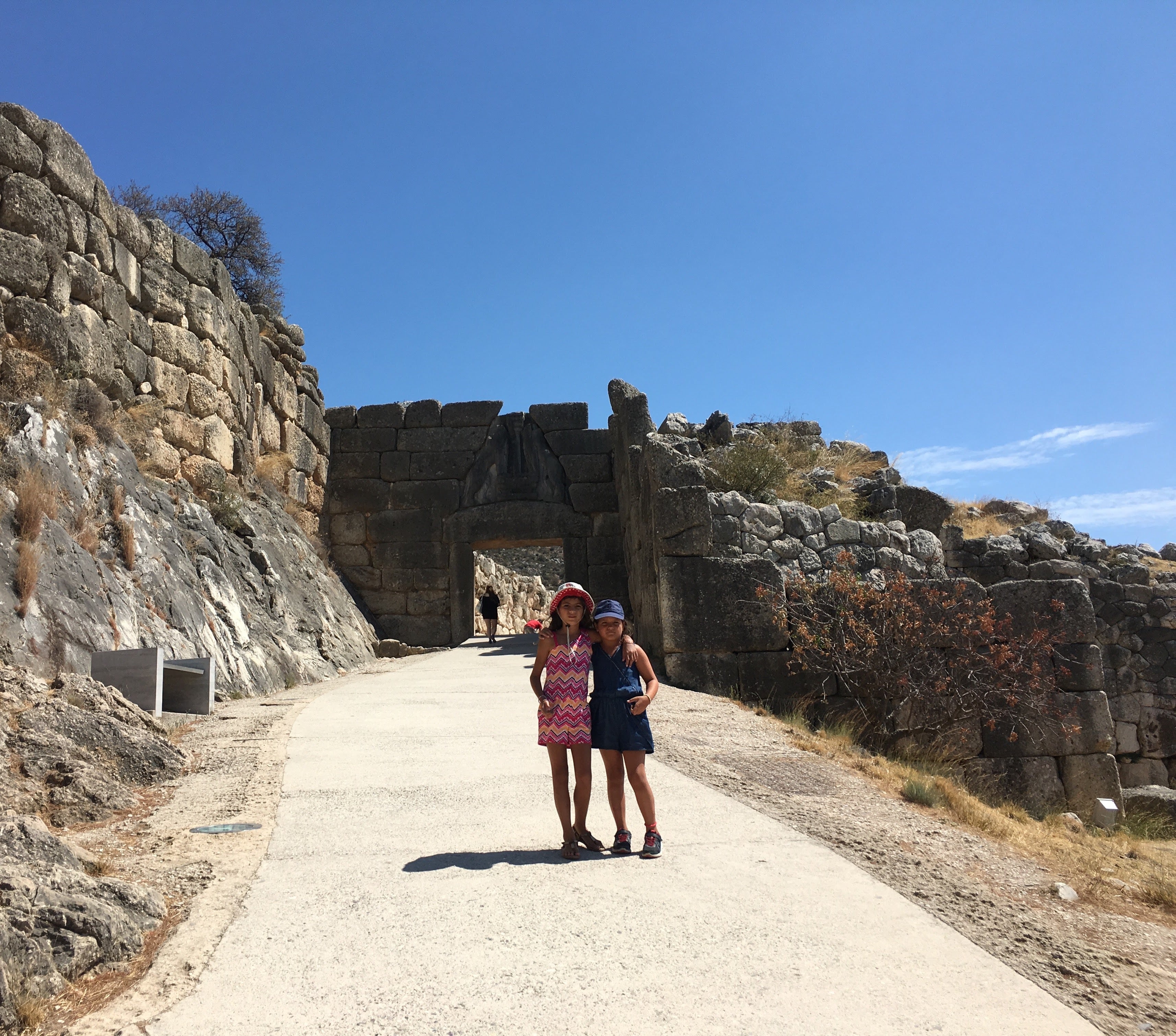 Athens to Argolis family day trip Mycenae Peloponnese kids love greece activities for families road trip