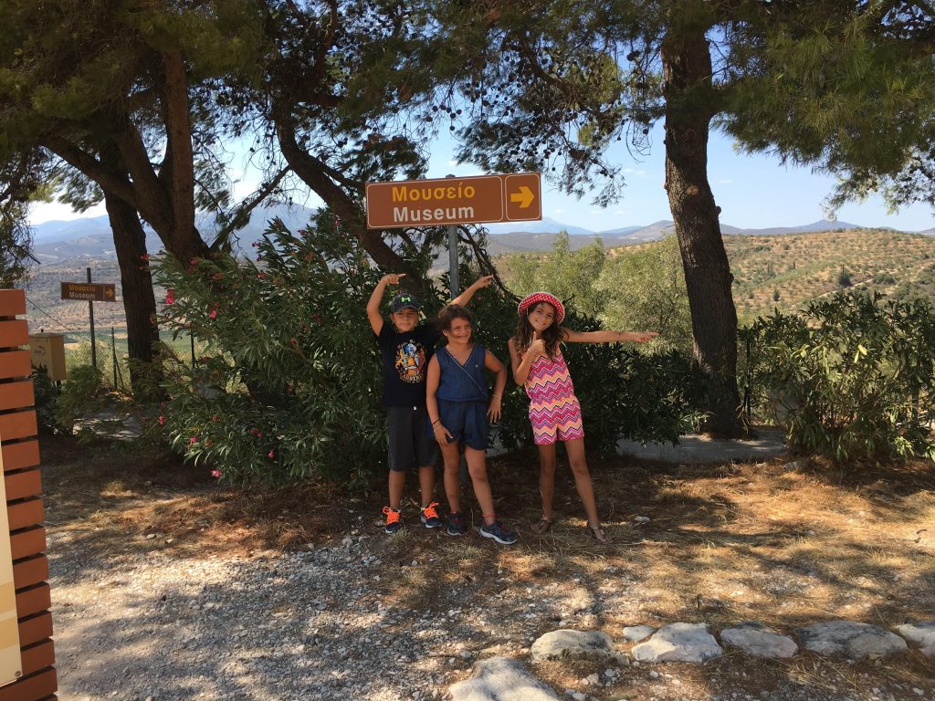 road trip Athens to Argolis family day trip Mycenae activities for families Peloponnese kids love greece