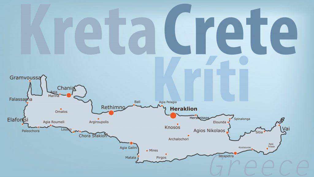 family road trip in Crete map kids love greece activities for families