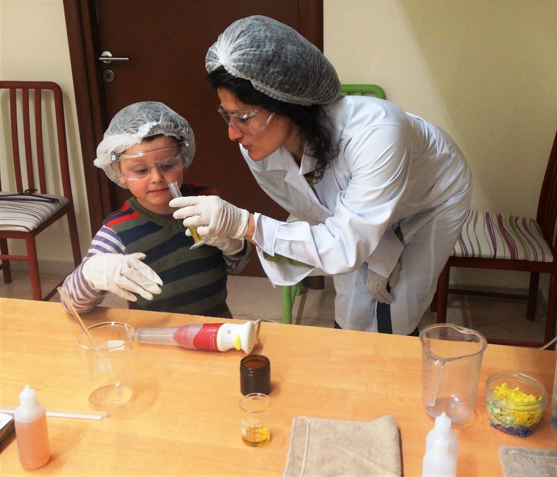 traditional soap making family workshop Crete Heraklion kids love greece activities for families