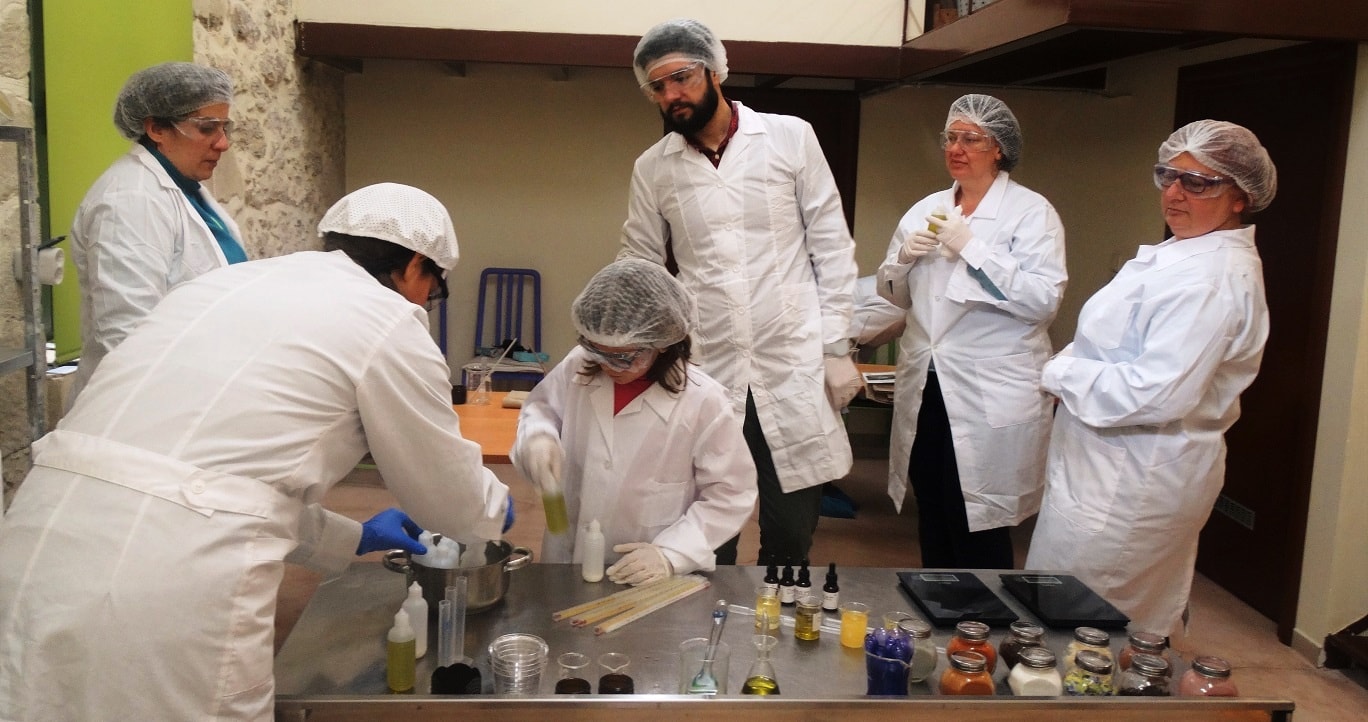 Crete traditional soap making family workshop kids love greece Heraklion activities for families