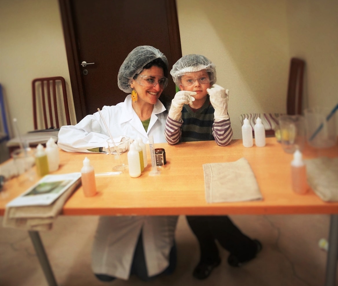 traditional soap making family workshop Heraklion activities for families Crete kids love greece