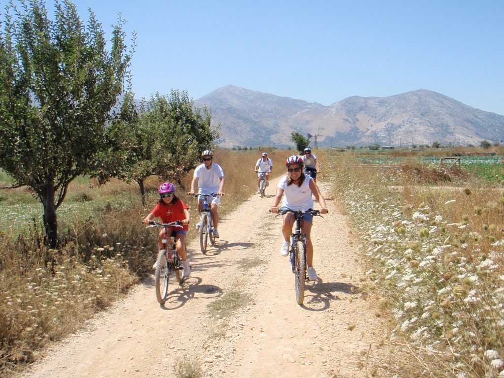 mountain biking for families outdoor activities crete kids love greece