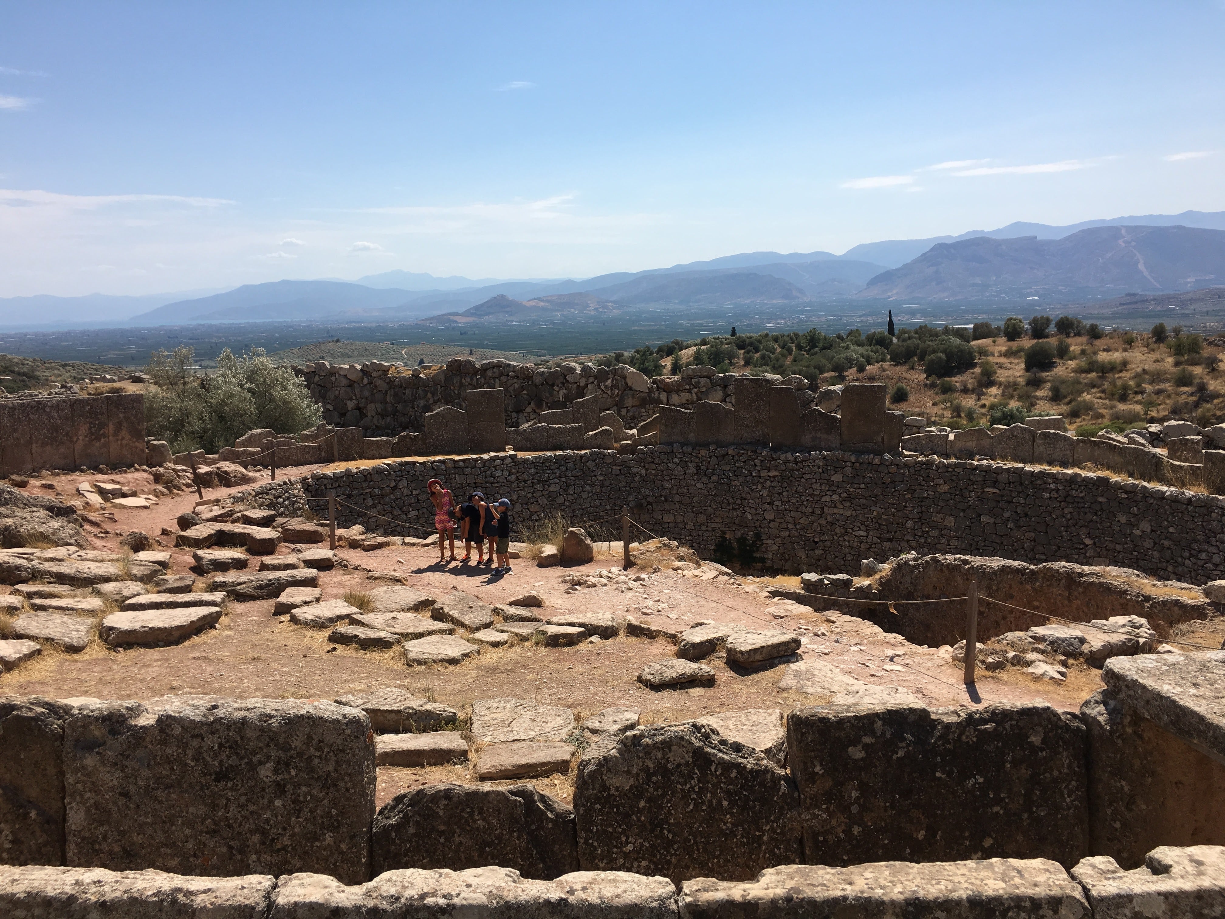 Athens to Argolis family day trip Mycenae kids love greece Peloponnese activities for families road trip