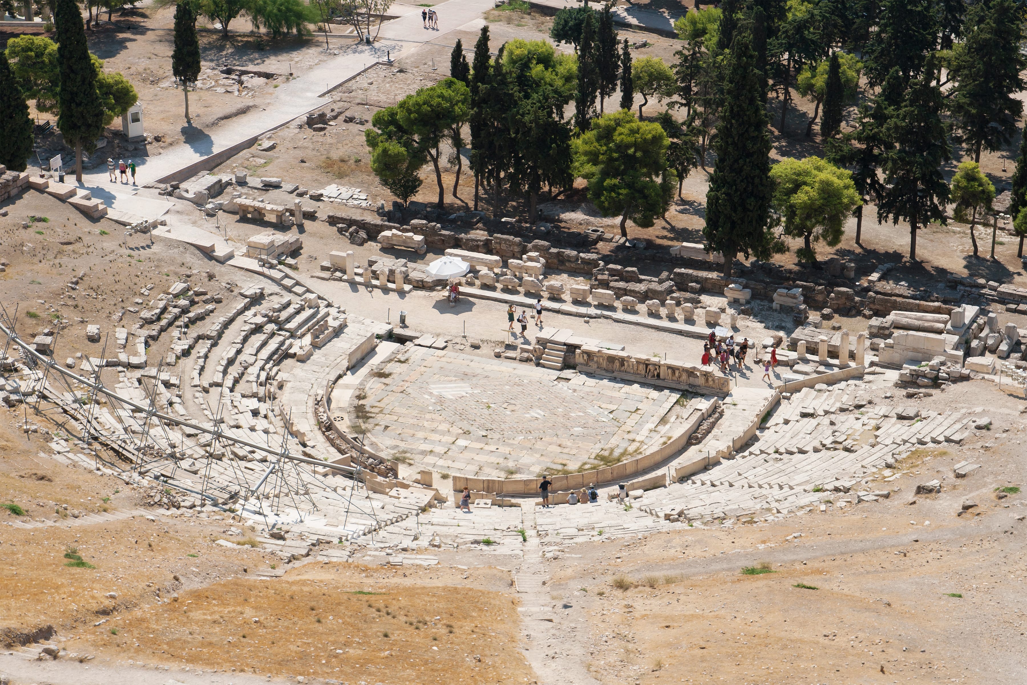 Theatre of Dionysus Acropolis family guided tour kids love greece Athens Percy Jackson Mythology Family Trip 7-day Package activities for families