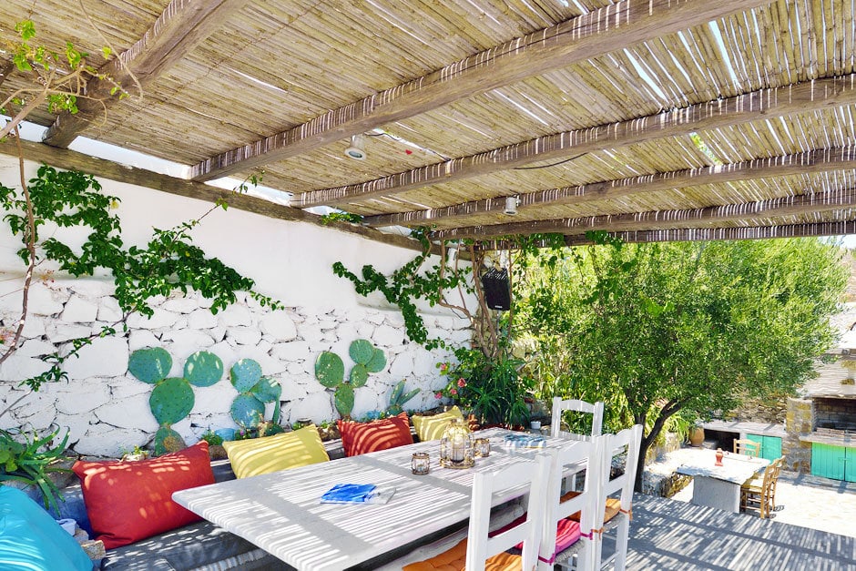 luxury villa kids love greece cyclades the Drakothea family residence in Myconos island accommodation for families