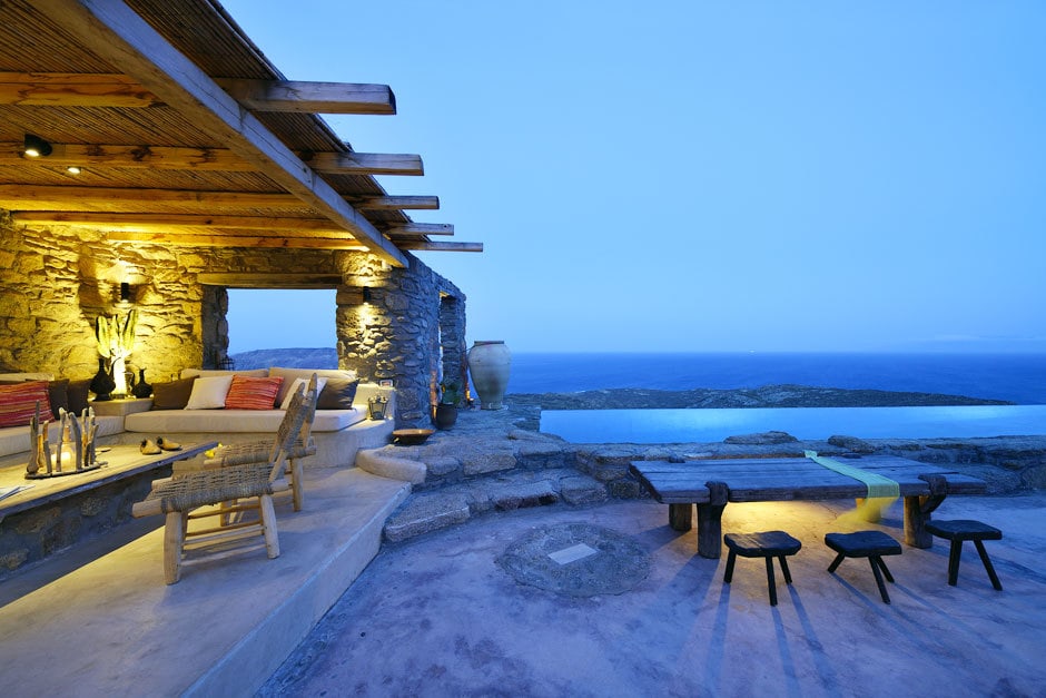 kids love greece the Drakothea family residence in Myconos island cyclades accommodation for families luxury villa