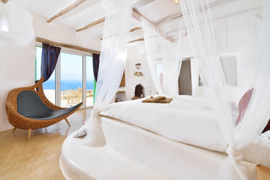 cyclades accommodation for families the Drakothea family residence in Myconos island luxury villa kids love greece