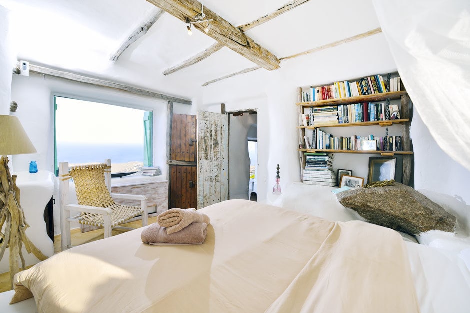 luxury villa cyclades accommodation for families the Drakothea family residence in Myconos island kids love greece