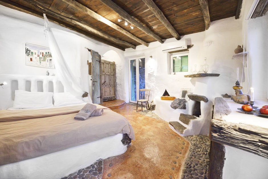 the Drakothea family residence in Myconos island kids love greece accommodation for families luxury villa cyclades