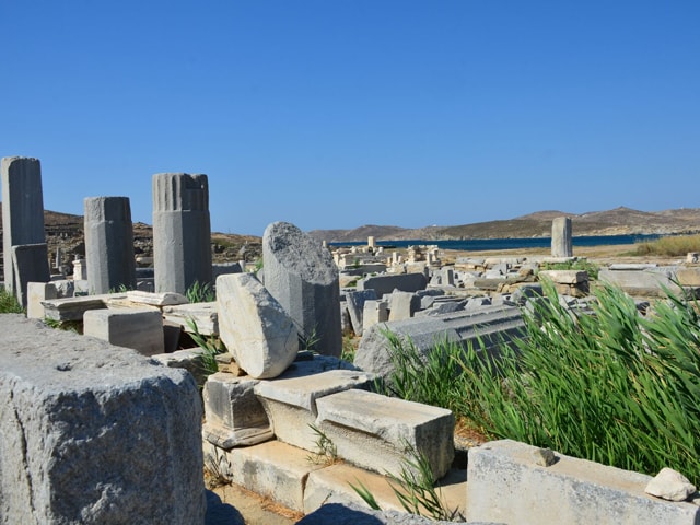 kids love greece ancient Delos Rhenia Mykonos family cruises Cyclades Mykonos island activities for families