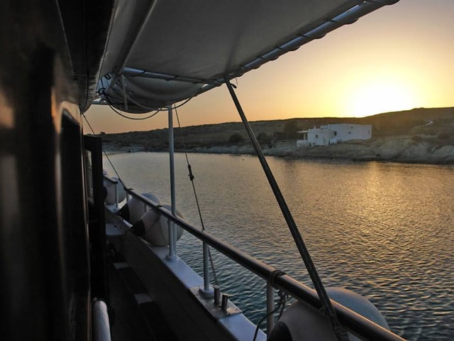 Mykonos family cruises kids love greece sunset Delos island little Venice Cyclades activities for families