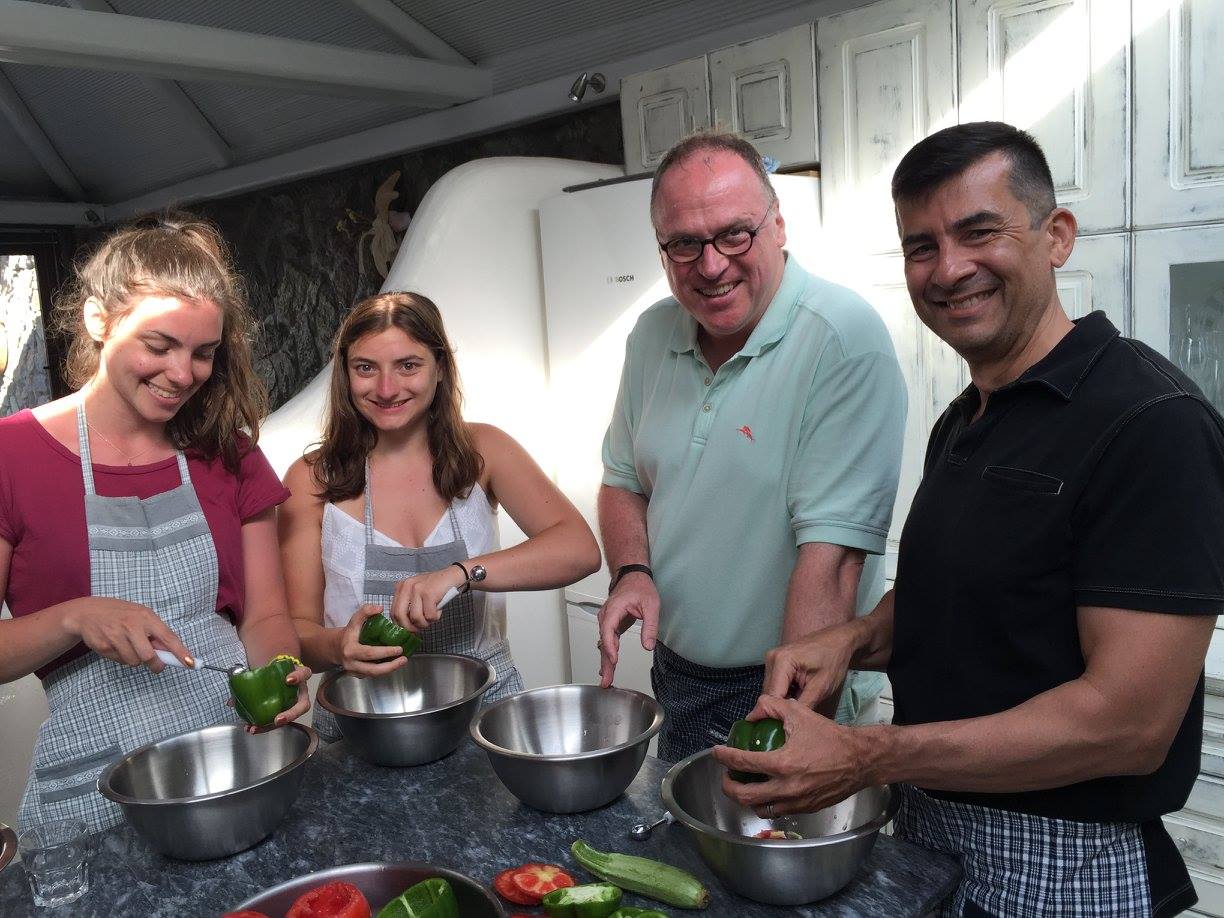 Cyclades gastronomy kids love greece family cooking class in Mykonos activities for families traditional greek dishes workshops