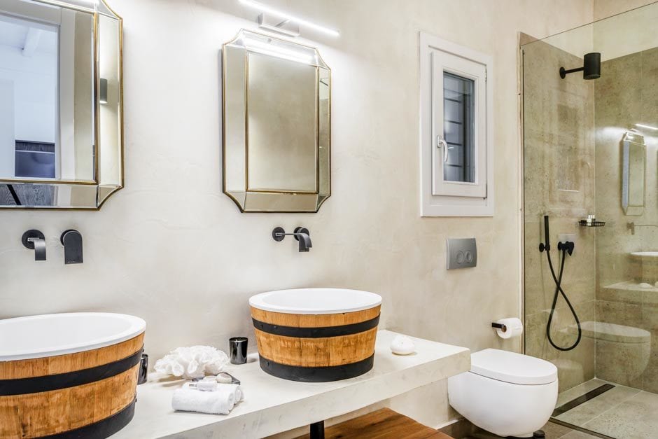 kids love greece accommodation for families luxury bohemian family villa in Mykonos island the Ioannou residence Agios Ioannis beach Cyclades