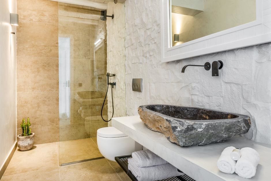 the Ioannou residence Agios Ioannis beach Cyclades kids love greece accommodation for families luxury bohemian family villa in Mykonos island