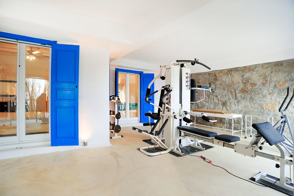 luxury spacious family summer house in Mykonos island Cyclades the villa Delos residence kids love greece accommodation