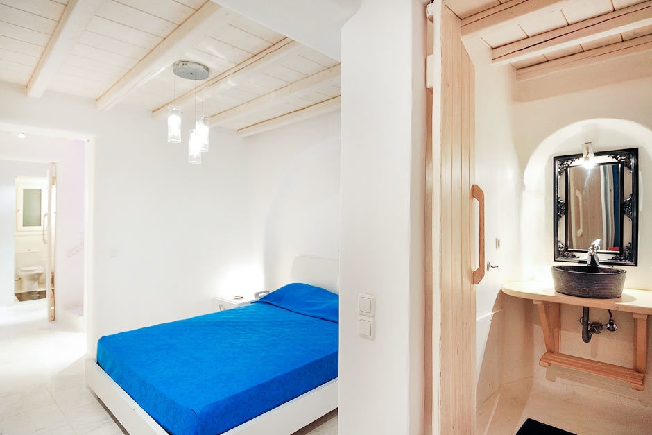 Cyclades luxury spacious family summer house in Mykonos island the villa Delos residence kids love greece accommodation