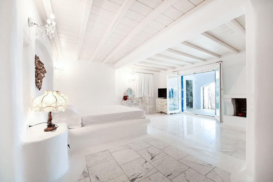 luxury spacious family summer house in Mykonos island Cyclades kids love greece accommodation the villa Delos residence