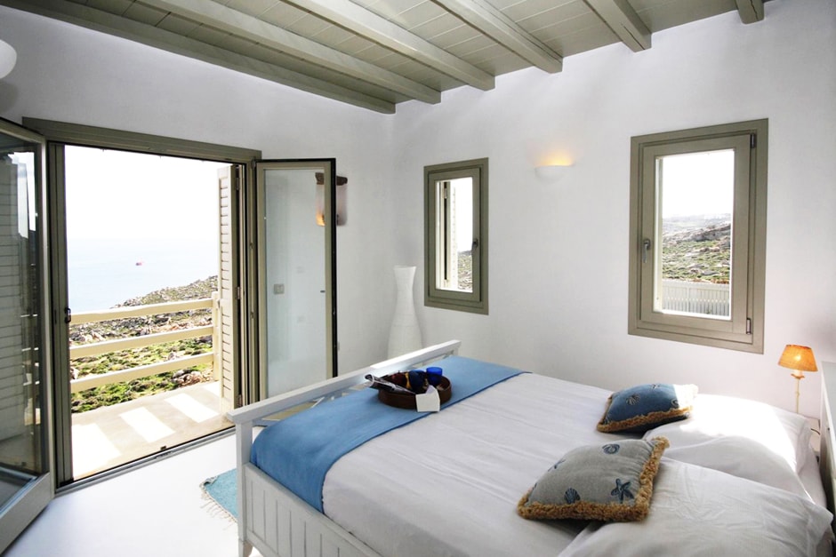 luxury stone family villa in Mykonos island kids love greece the rocky retreat residence accommodation for families cyclades