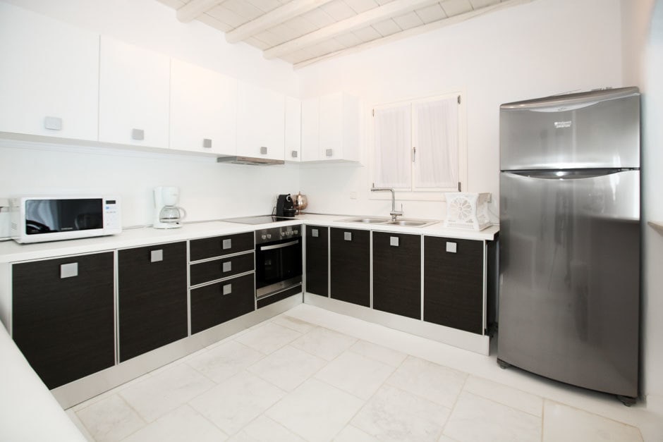 Agios Stefanos traditional village Cyclades modern family summer house in Mykonos island Delos view one kids love greece accommodation