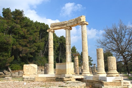 Olympia mythological family road trip in Greece kids love greece