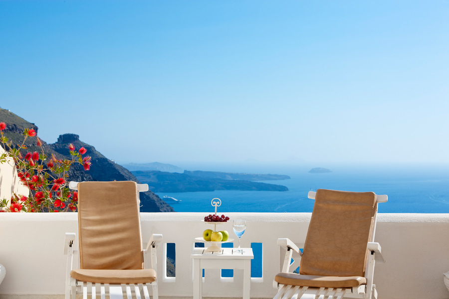 SantoriniPrincessSpa luxury accommodation Cyclades island greece kidslovegreece sunset imerovigli Santorini family holidays