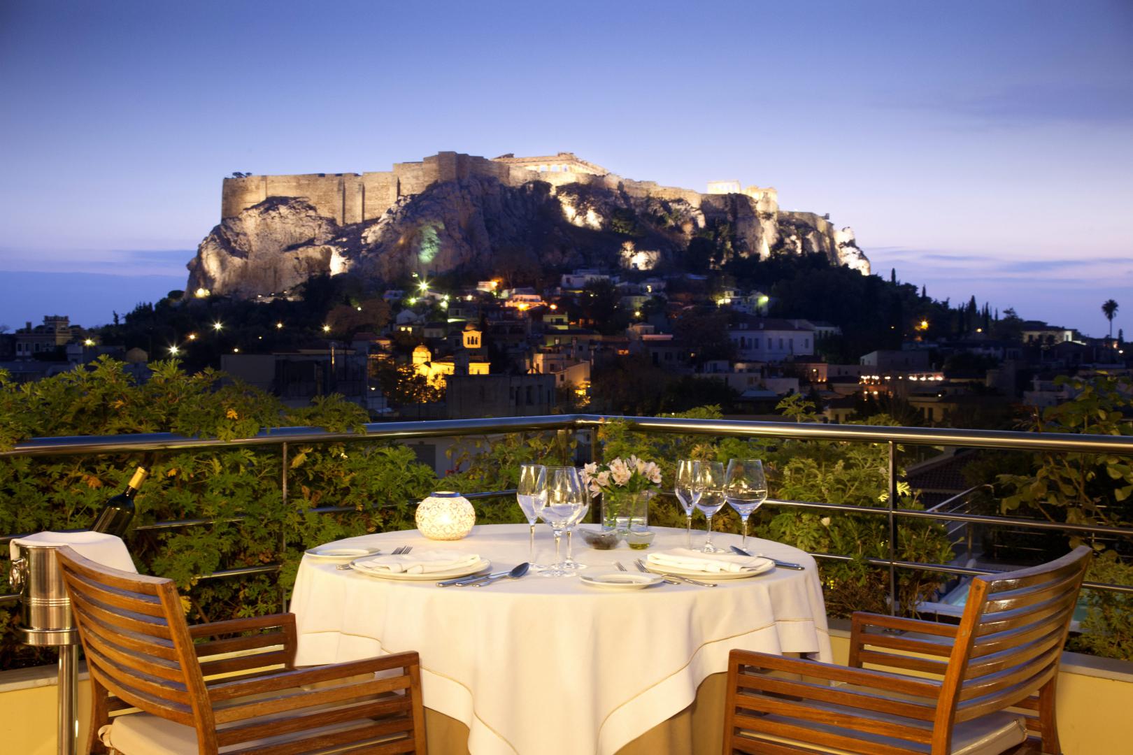 Electra Palace Athens hotel kidslovegreece centrally located Plaka Greece families luxury accommodation kids outdoor pool