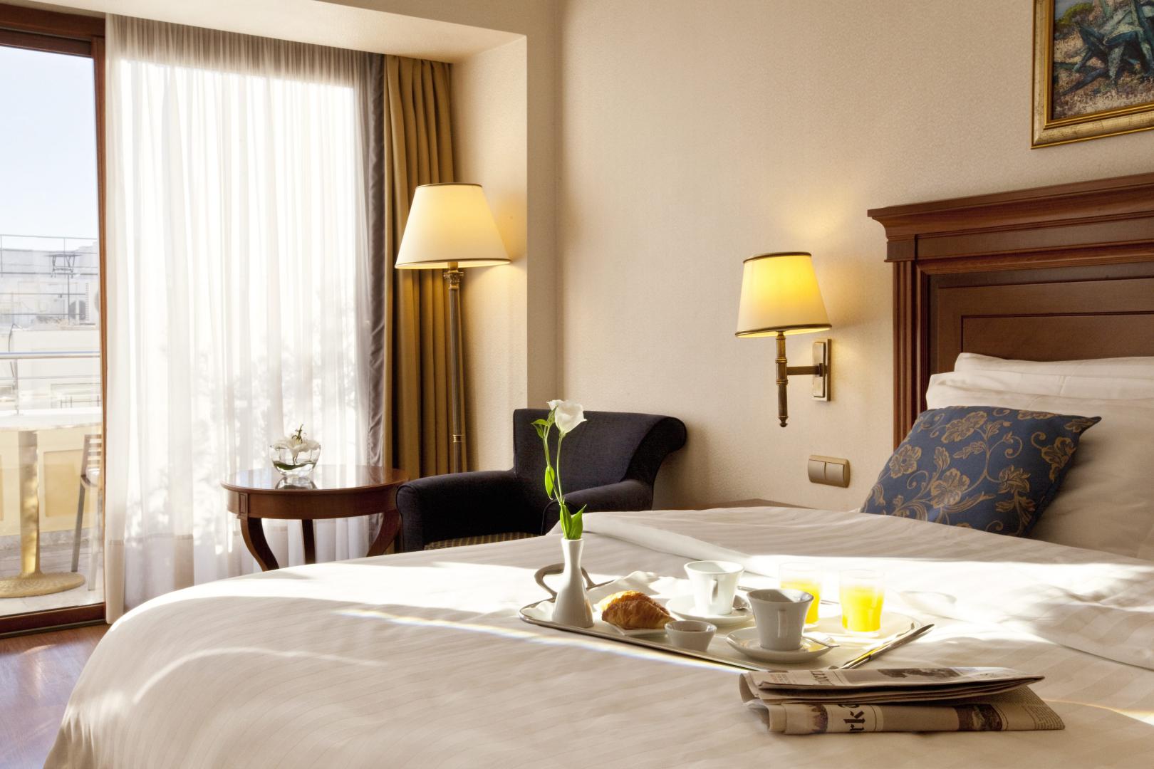 Electra Palace Athens hotel kidslovegreece centrally located Plaka Greece families luxury accommodation kids outdoor pool