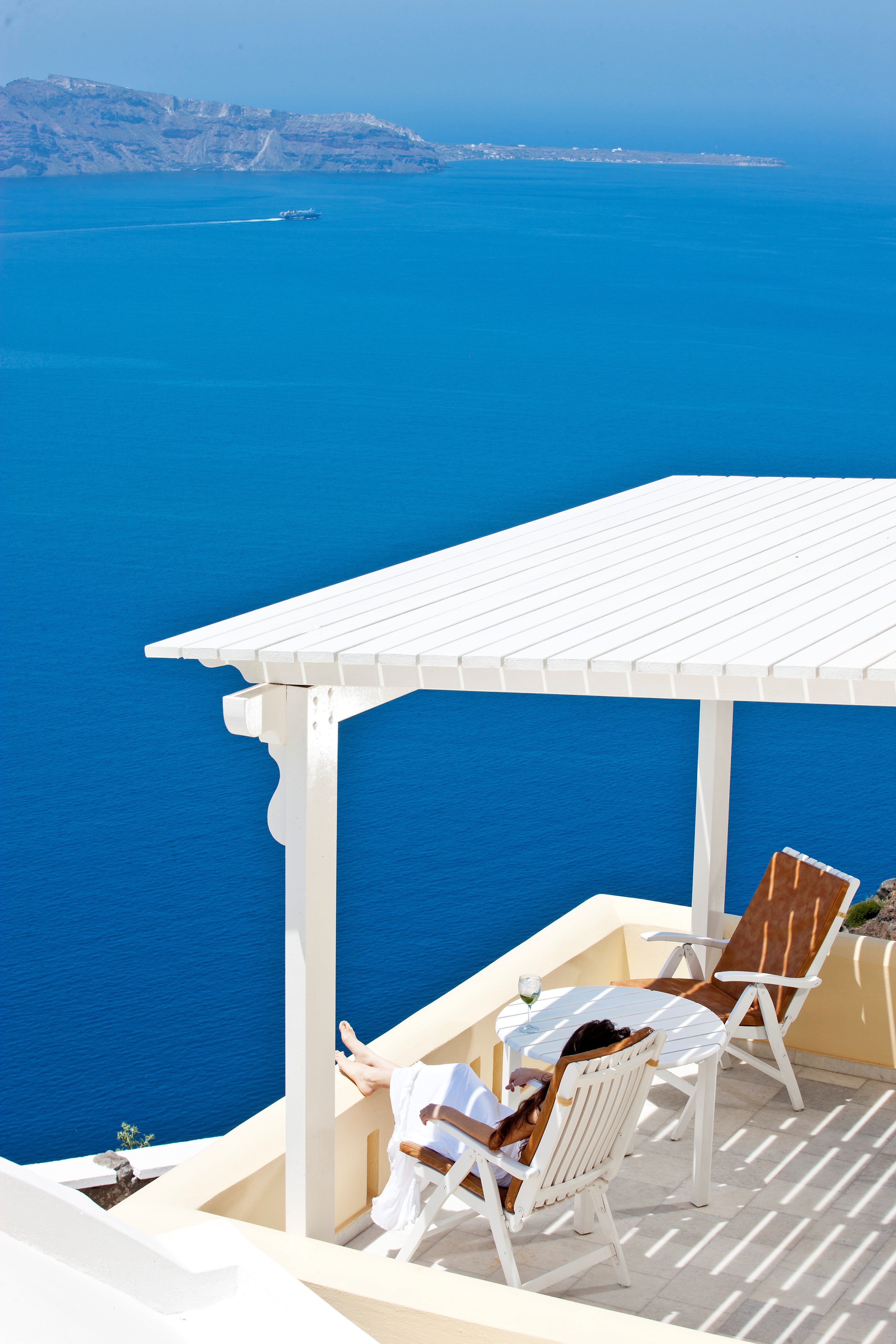 Greece Santorini SantoriniPrincessSpa luxury accommodation Cyclades island kidslovegreece sunset imerovigli family holidays