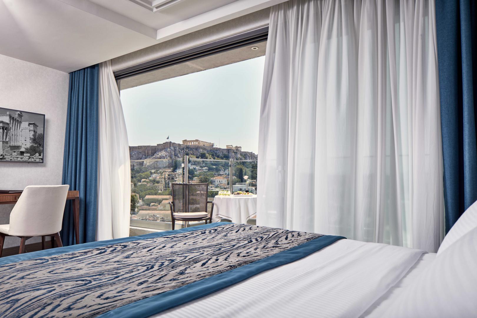 The new Electra Metropolis Athens Acropolis view kidslovegreece Syntagma Square Greece families luxury accommodation kids