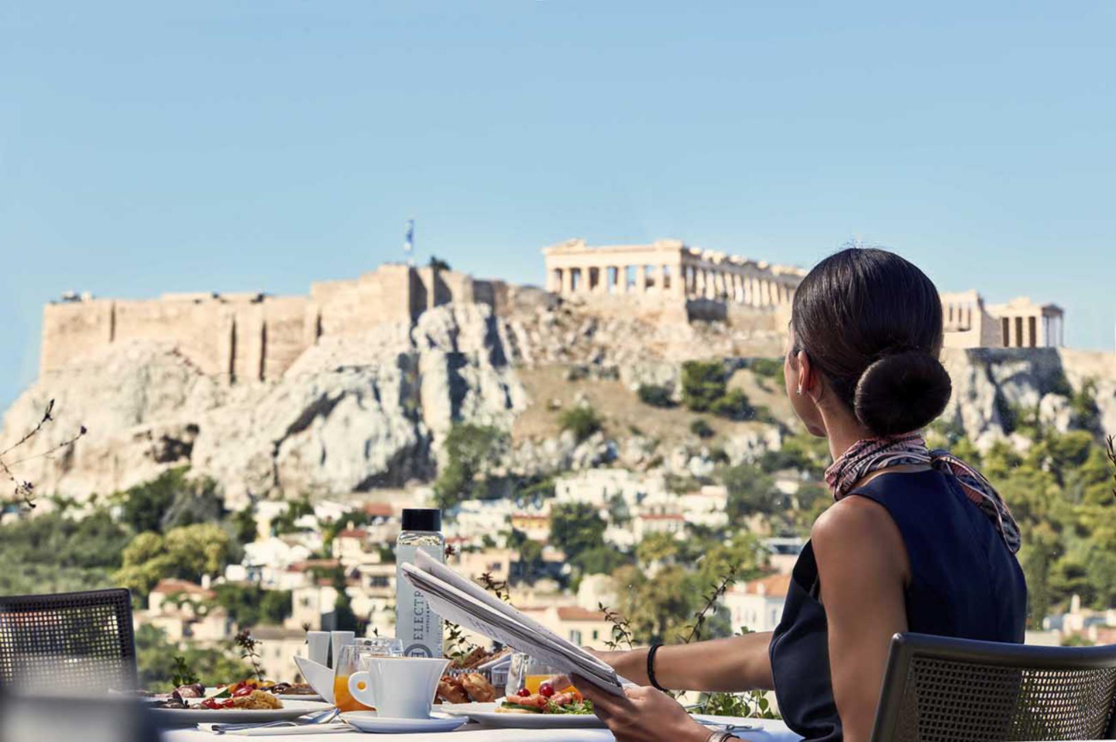 The new Electra Metropolis Athens Acropolis view kidslovegreece Syntagma Square Greece families luxury accommodation kids