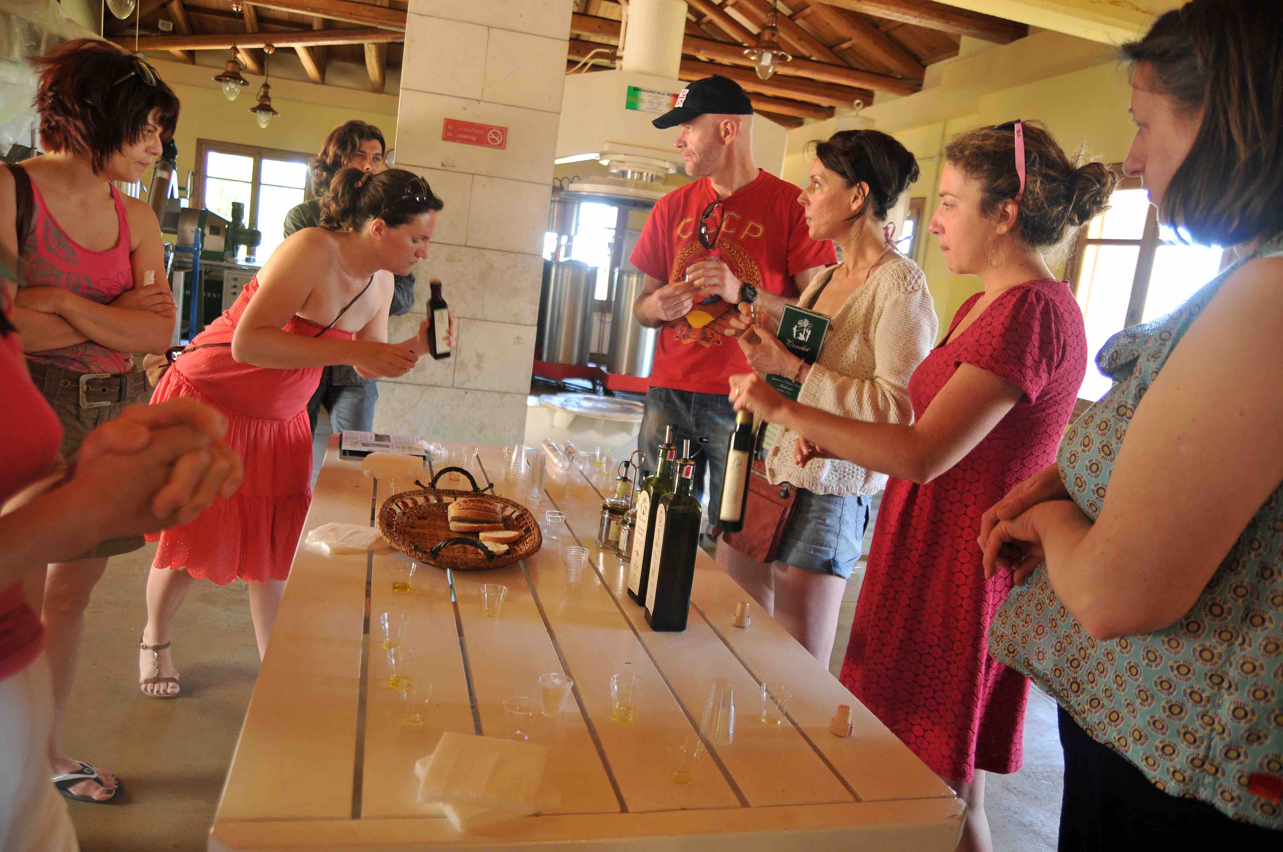 Family Visit to a Traditional Olive Oil Farm in Crete