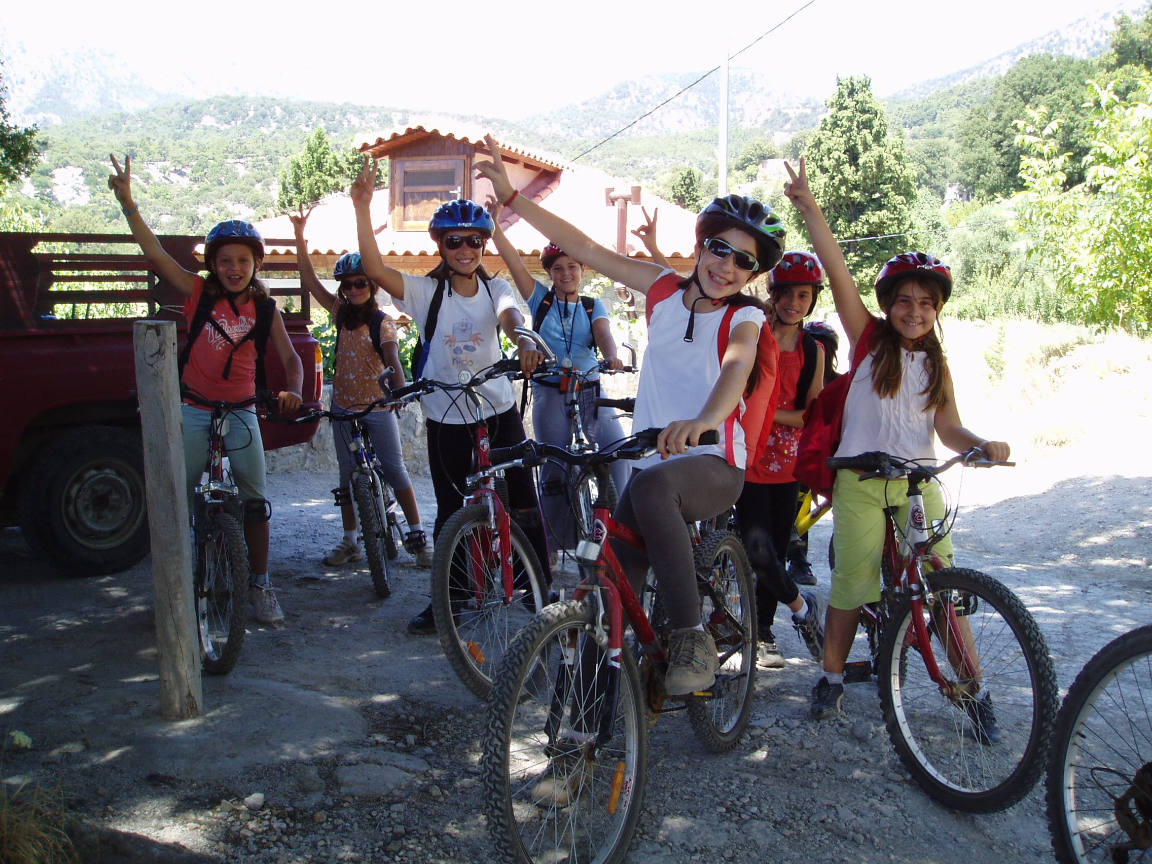 family holiday in Greece mountain biking for families outdoor activities crete