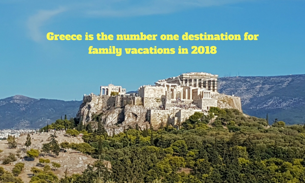 Greece is the number one destination for family vacations in 2018